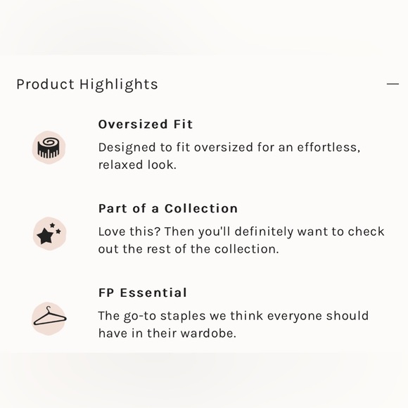 ♥️ NWOT Free People Camden Sweatshirt Pullover in Chocolate/Brandywine M ♥️$78 - Picture 7 of 7